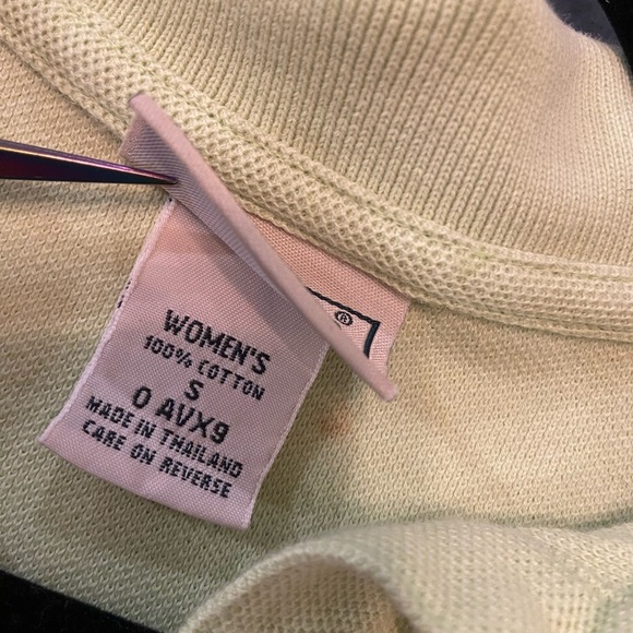 L.L. Bean Women’s Size Small Lime Green Cotton Short Sleeve Polo Shirt Collared - Picture 9 of 9